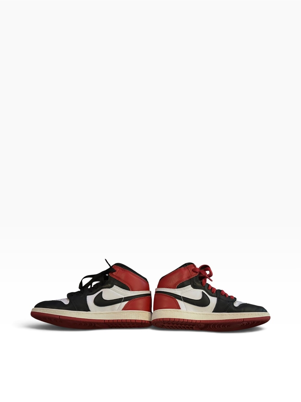 Nike Kids Black/Red/White High-Top Jordan Sneakers